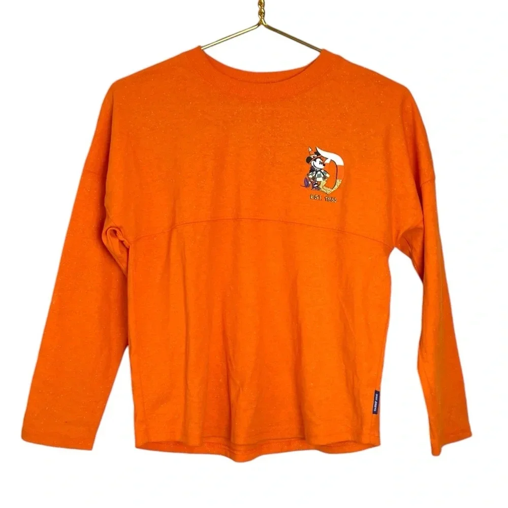 Disneyland Mickey Minnie Mouse Candy Treats Halloween Spirit Jersey Glitter Kids